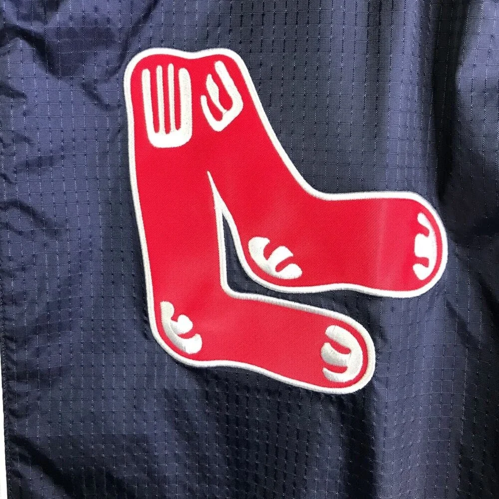 Mitchell & Ness Windbreaker Mens XXL Navy Boston Red Sox Outfield Ripstop Jacket